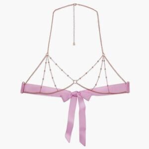 NWT Savage X Chain Halter Top Bra Festival Summer